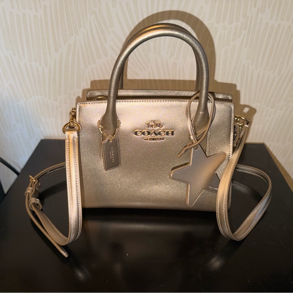 Coach Metallic Gold Bag